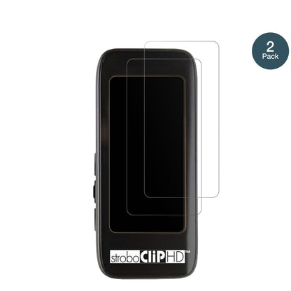 2x Screen Protector for Peterson StroboClip HD matte Flexible Glass 9H dipos