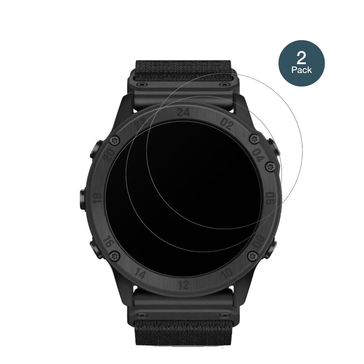 2x Screen Protector for Garmin Tactix Delta Solar Ballistic matte Flexible