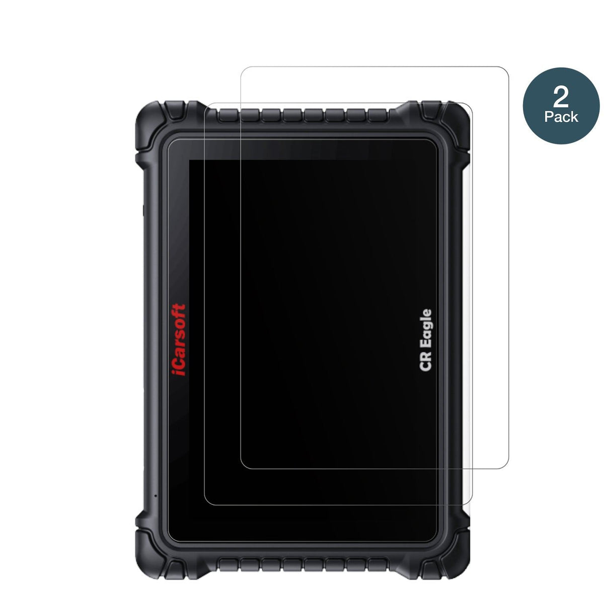 2x Screen Protector for iCarsoft CR Eagle matte Flexible Glass 9H dipos