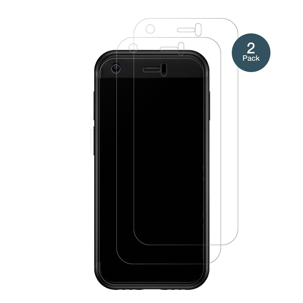 2x Screen Protector for YOHOPE 3G Mini Handy matte Flexible Glass 9H dipos