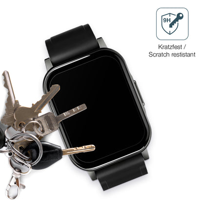 dipos Displayschutz für Haylou LS02 watch, mattierte Oberfläche, robuste Festigkeit und perfekte Passform