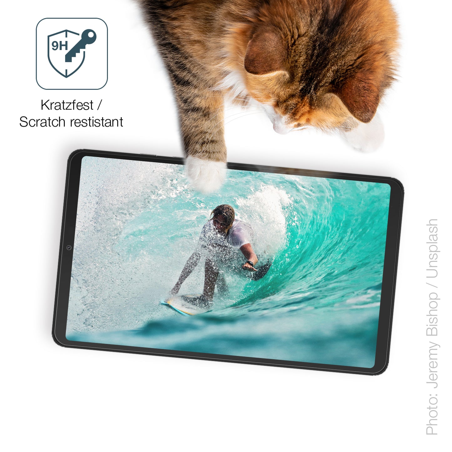 2x 9H Schutzfolie matt für Samsung Galaxy Tab A9 Panzerfolie