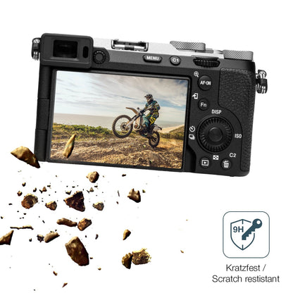 2x Screen Protector for Sony Alpha 7C II (ILCE-7CM2) matte Flexible Glass 9H