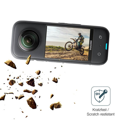 2x Screen Protector for Akaso 360 Grad Action Cam matte Flexible Glass 9H dipos