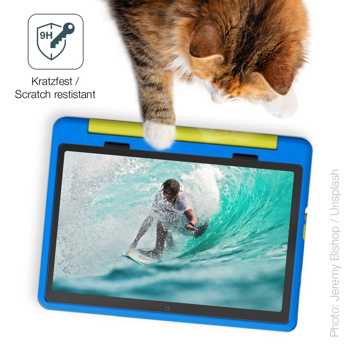 2x Screen Protector for Yicty Kinder Tablet matte Flexible Glass 9H dipos