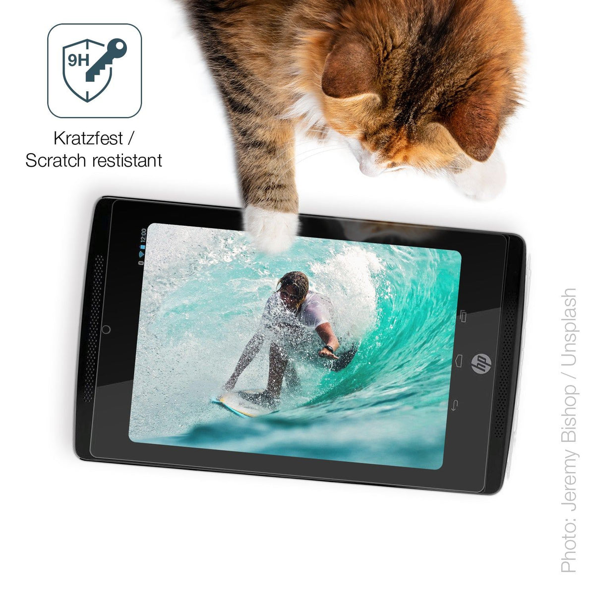 2x Screen Protector for HP Slate 7 Extreme matte Flexible Glass 9H dipos