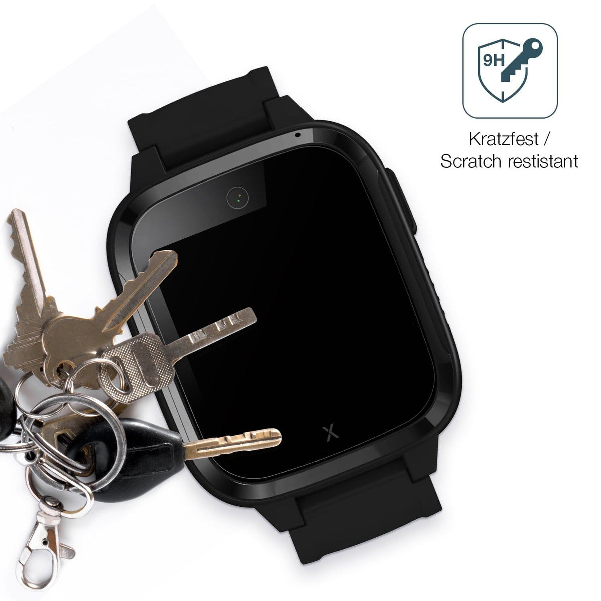 2x Screen Protector for XPLORA Kidzi Smartwatch matte Flexible Glass 9H dipos