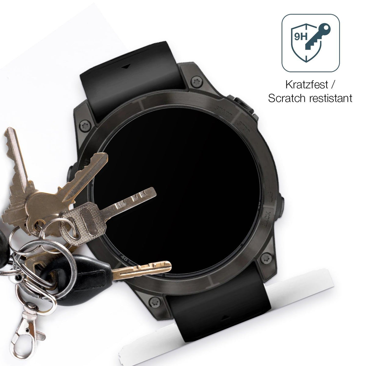 2x Screen Protector for Garmin Fenix 7 Pro 51mm matte Flexible Glass 9H dipos
