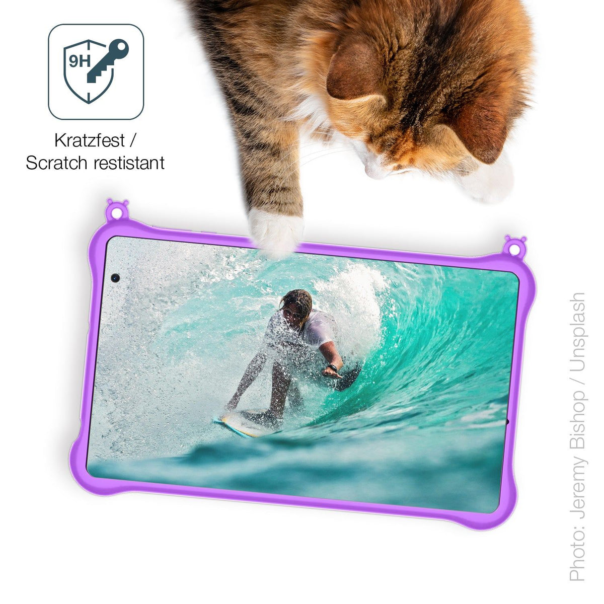 2x Screen Protector for Blackview Tab 50 Kids 8 Zoll matte Flexible Glass 9H