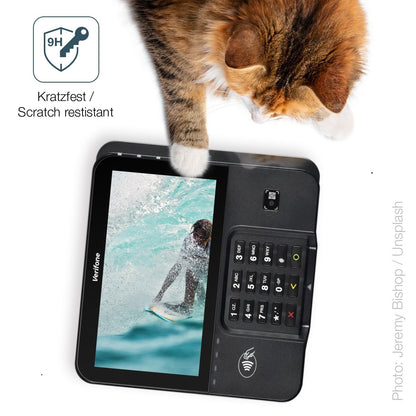 2x Screen Protector for Verifone M424 matte Flexible Glass 9H dipos