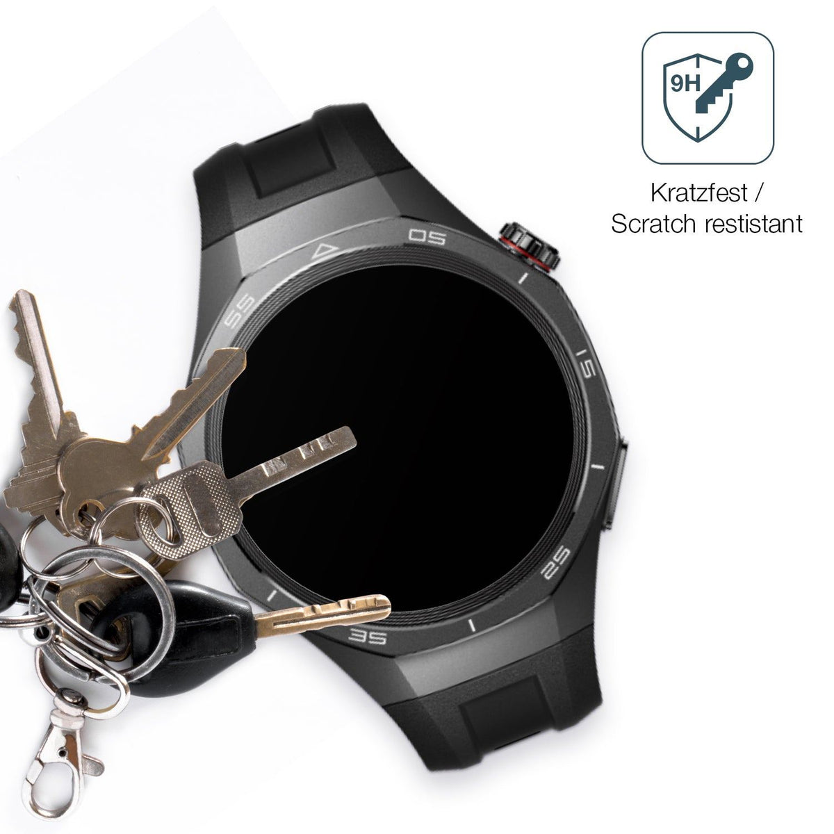 2x Screen Protector for Huawei Watch GT5 41mm matte Flexible Glass 9H dipos