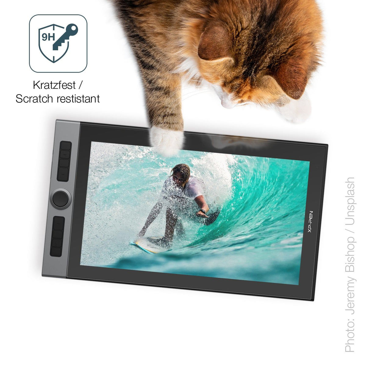 2x Screen Protector for XP-Pen Artist Pro 16 1. Gen matte Flexible Glass 9H
