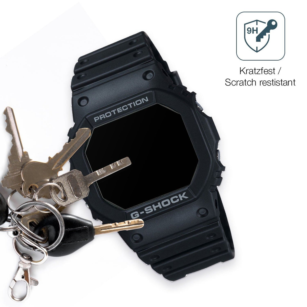 2x Screen Protector for Casio G-Shock DW-5000U matte Flexible Glass 9H dipos