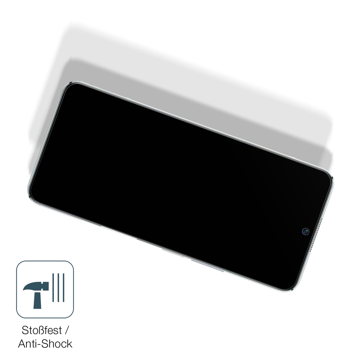 Schutz gegen Kratzer auf dem Honor Play6T Pro Glas durch Schlüssel, Stöße gegen die Tischkante oder Stürze