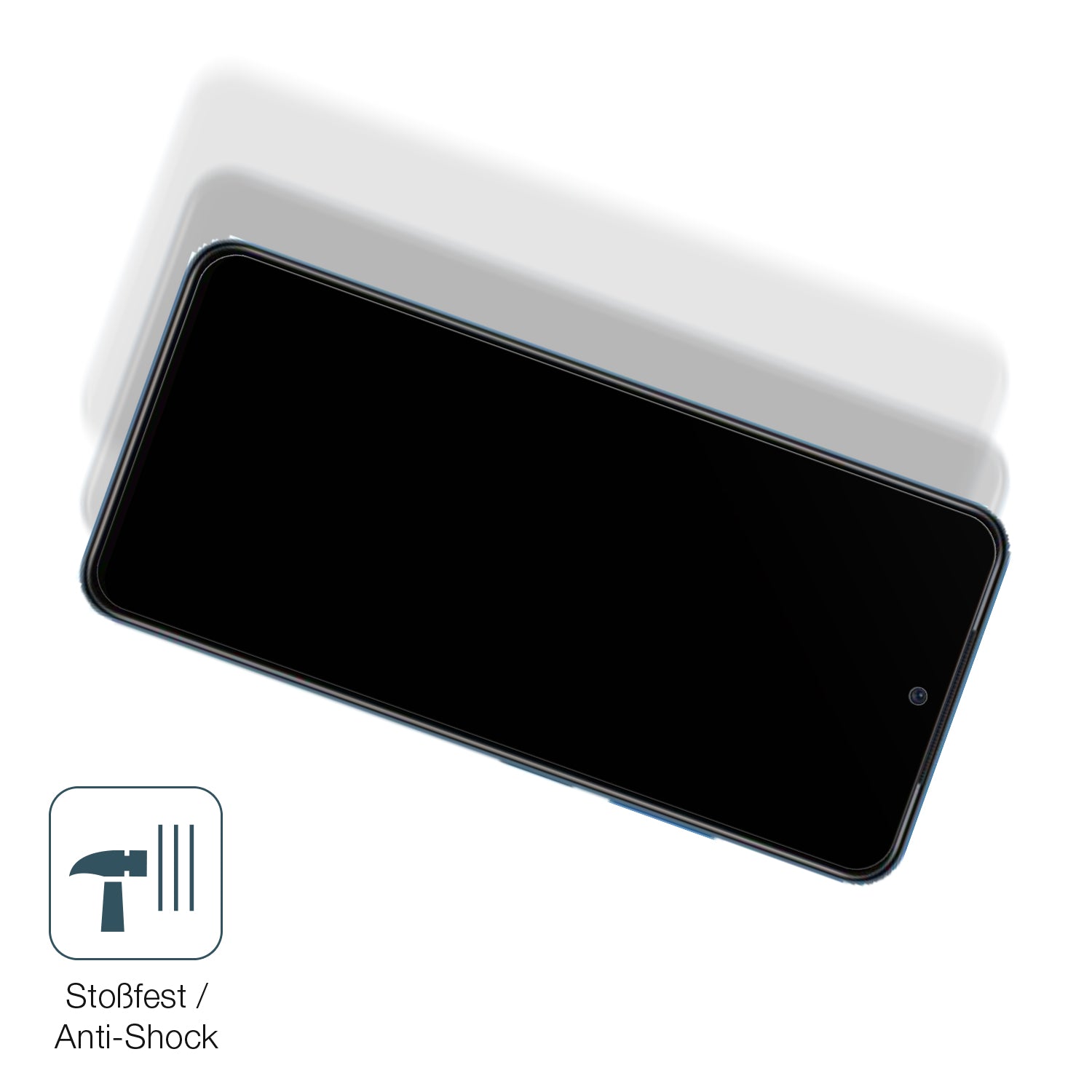 Schutz gegen Kratzer auf dem Xiaomi Redmi Note 11 4G Glas durch Schlüssel, Stöße gegen die Tischkante oder Stürze