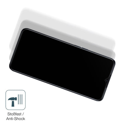 Schutz gegen Kratzer auf dem OPPO A77 5G Glas durch Schlüssel, Stöße gegen die Tischkante oder Stürze