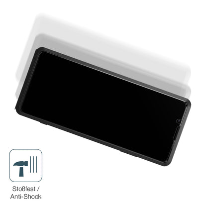 Schutz gegen Kratzer auf dem SONY Xperia Pro Glas durch Schlüssel, Stöße gegen die Tischkante oder Stürze