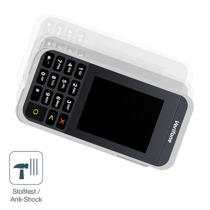 2x 9H Schutzfolie matt für Verifone e285 Panzerfolie