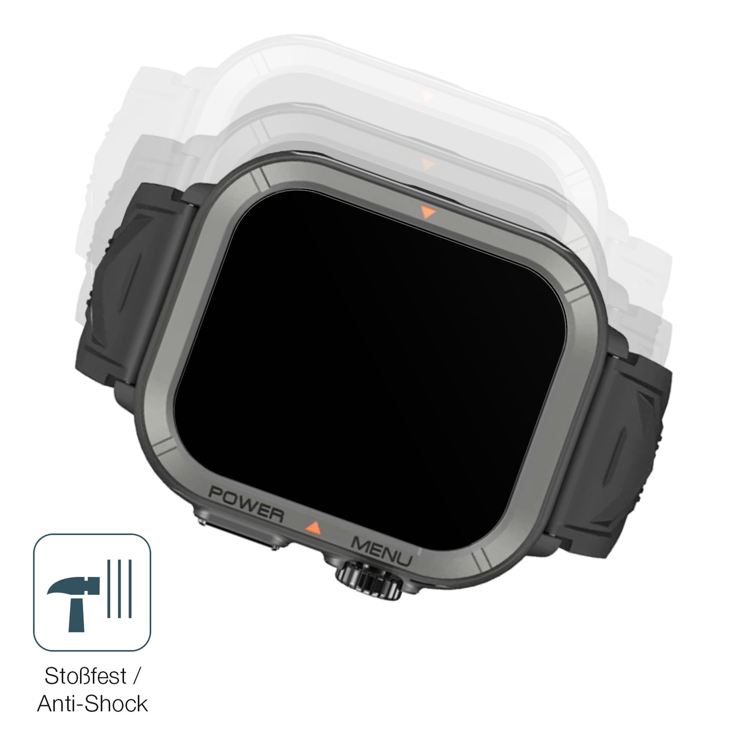 2x 9H Schutzfolie matt für Blackview W30 Smartwatch 1.91 Zoll Panzerfolie