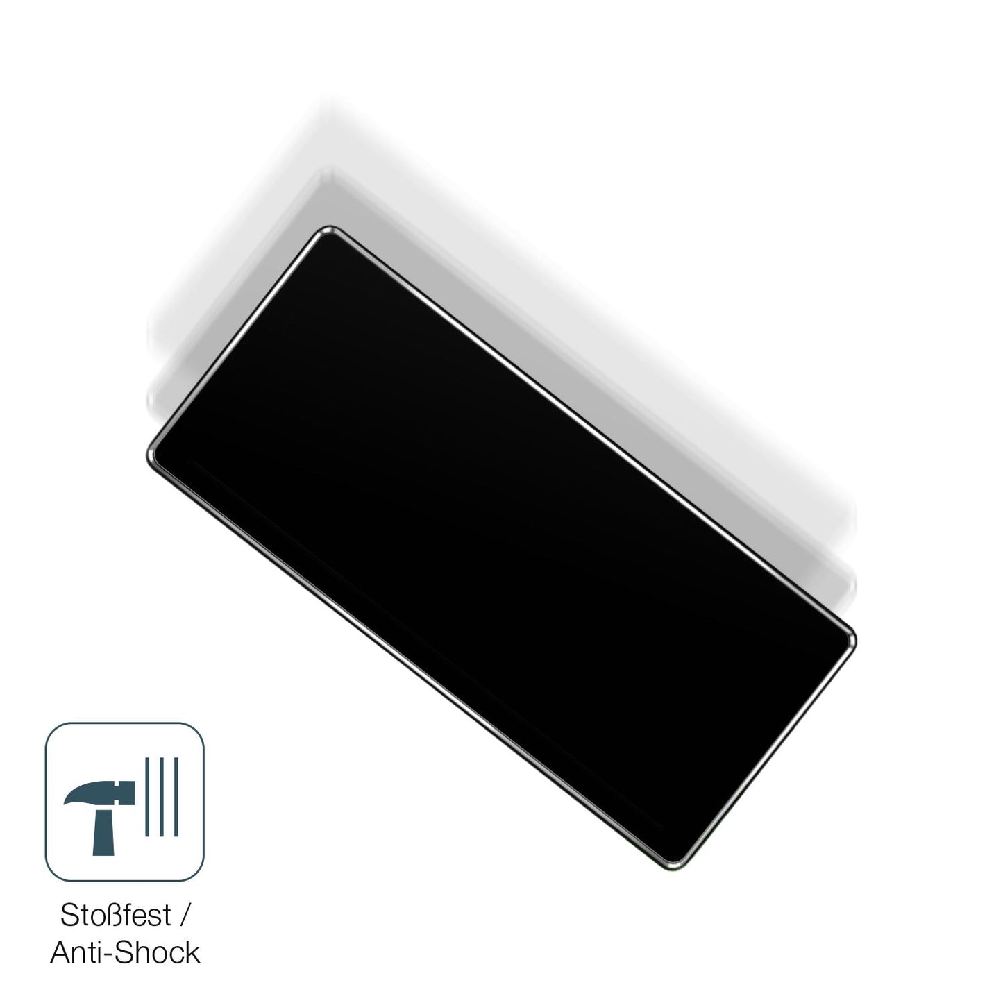 2x Screen Protector for Joying Radio 8.8 Zoll matte Flexible Glass 9H dipos