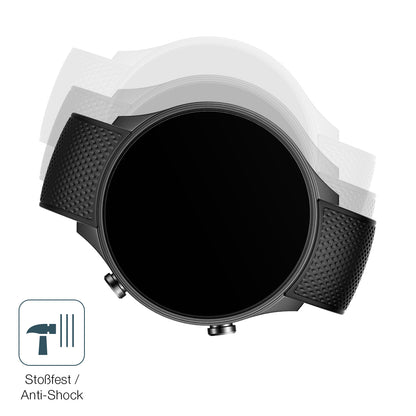 2x 9H Schutzfolie matt für OnePlus Watch 2R Panzerfolie