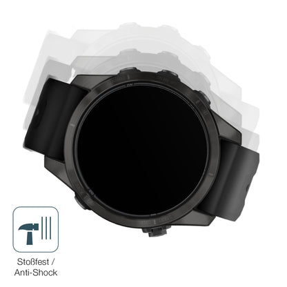 2x 9H Schutzfolie matt für Garmin Fenix 7s Pro 51mm Panzerfolie