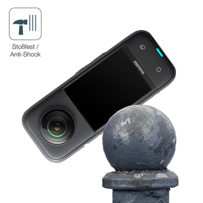 2x Screen Protector for Akaso 360 Grad Action Cam matte Flexible Glass 9H dipos