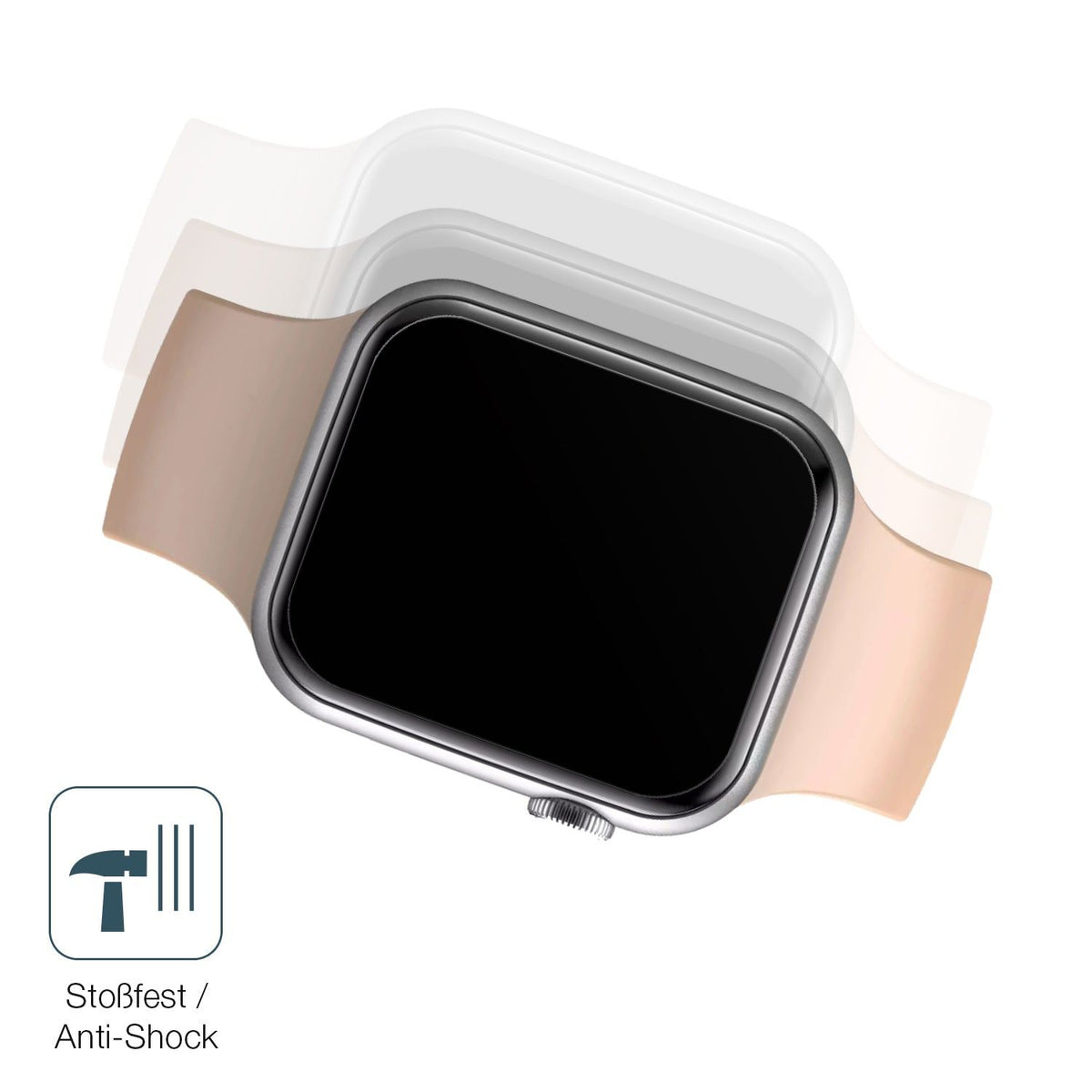 2x Screen Protector for Fireboltt Ring matte Flexible Glass 9H dipos