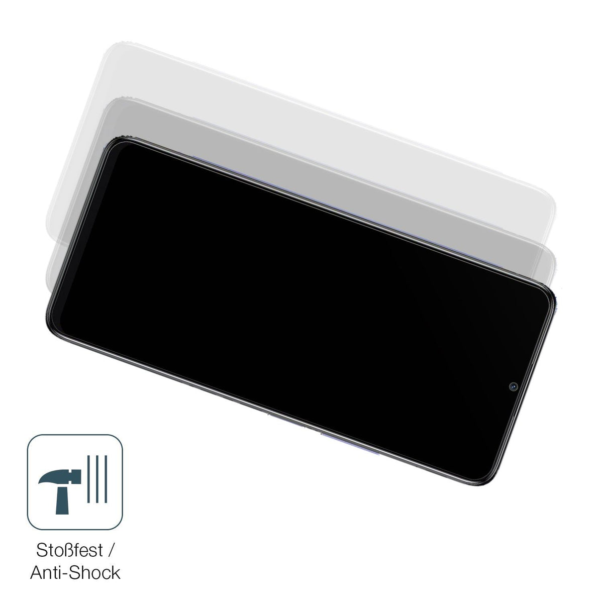 2x Screen Protector for TCL 40 SE matte Flexible Glass 9H dipos