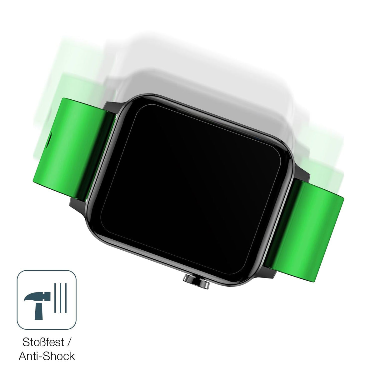 2x Screen Protector for Judneer 1,4 inch Smartwatch matte Flexible Glass 9H
