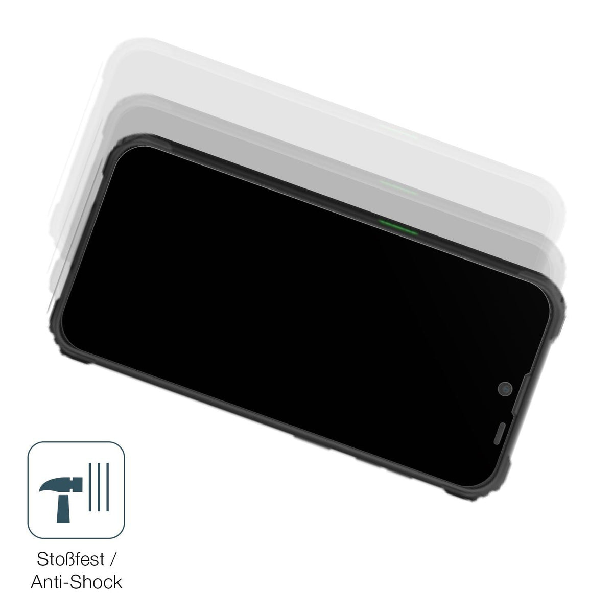 2x Screen Protector for Blackview BV5300 Plus matte Flexible Glass 9H dipos