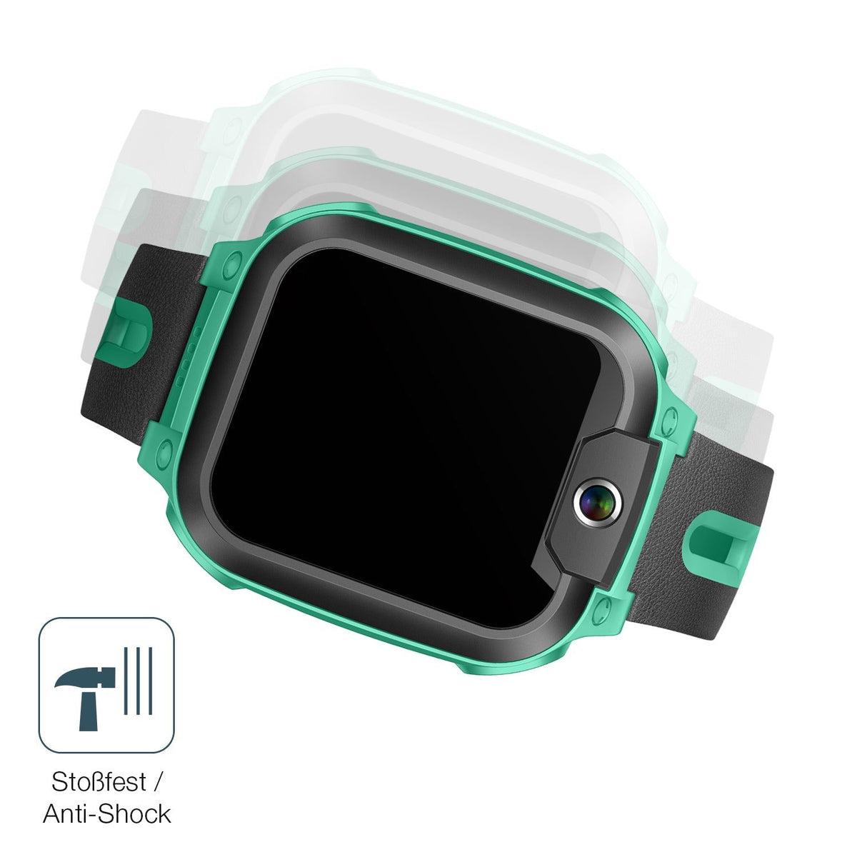2x Screen Protector for Imoo Watch Phone Z1 matte Flexible Glass 9H dipos