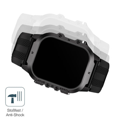 2x Screen Protector for Tesofit Smartwatch 1.85 Zoll matte Flexible Glass 9H