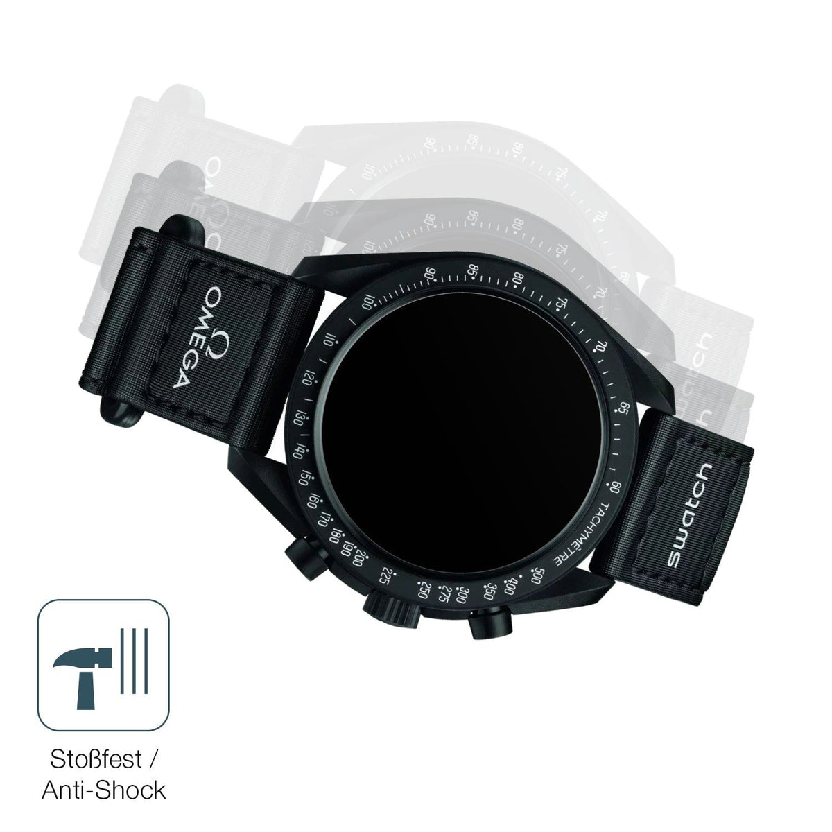 2x Screen Protector for Omega x Swatch Speedmaster Moonswatch matte Flexible