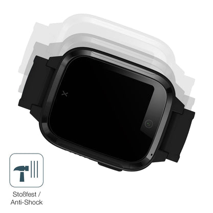 2x Screen Protector for XPLORA Kidzi Smartwatch matte Flexible Glass 9H dipos