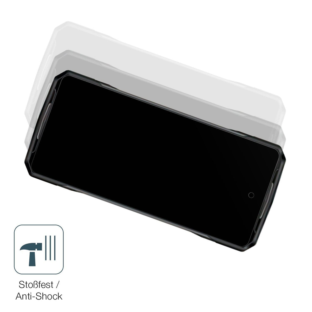 2x Screen Protector for Doogee V40 matte Flexible Glass 9H dipos
