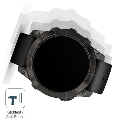 2x Screen Protector for Garmin Fenix 7 Pro 51mm matte Flexible Glass 9H dipos