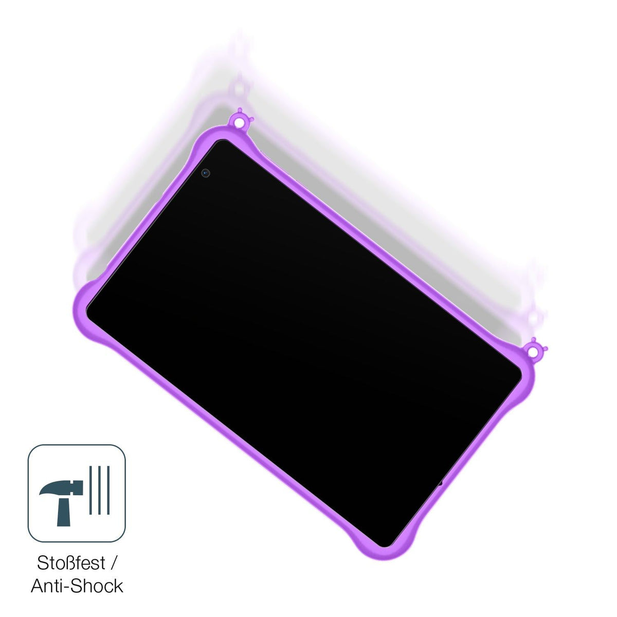 2x Screen Protector for Blackview Tab 50 Kids 8 Zoll matte Flexible Glass 9H