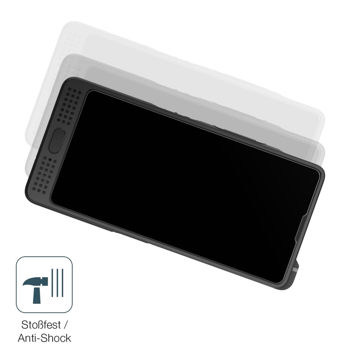 2x Screen Protector for Sonim XP10 matte Flexible Glass 9H dipos