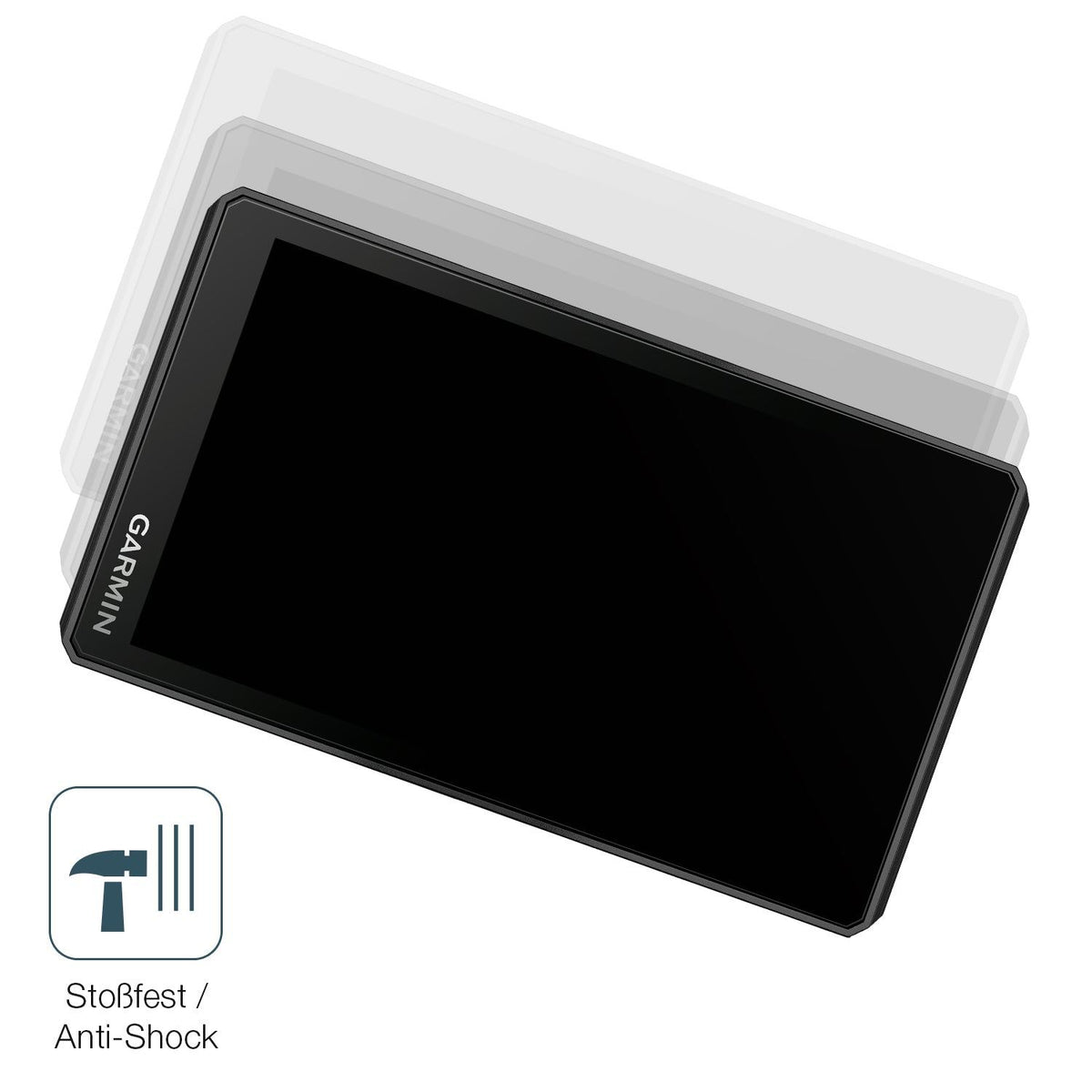 2x Screen Protector for Garmin zumo XT2 matte Flexible Glass 9H dipos