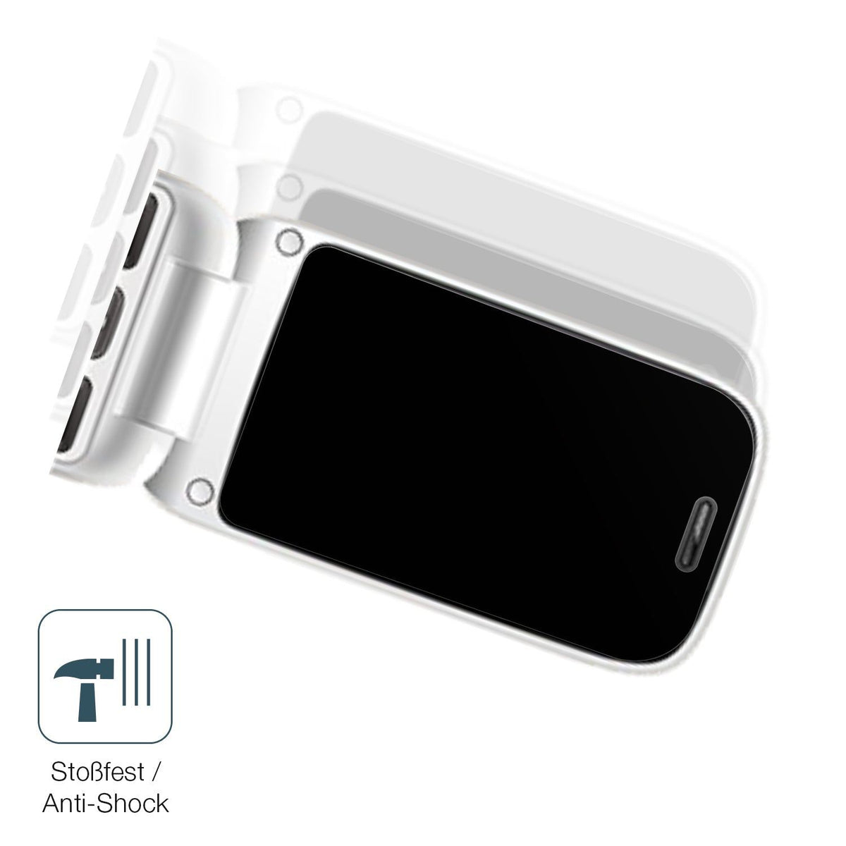 2x Screen Protector for TRUE S70 Seniorenhandy matte Flexible Glass 9H dipos