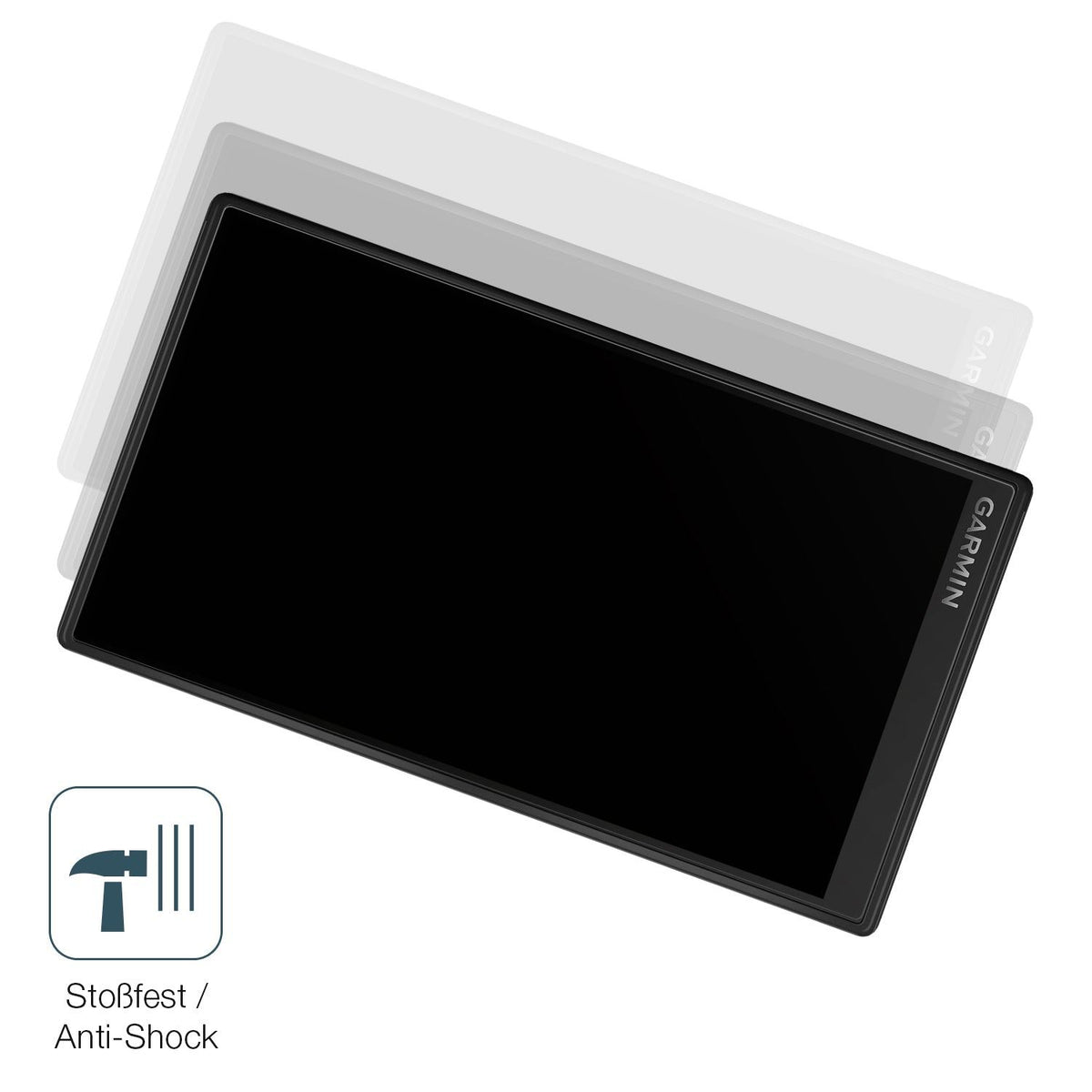 2x Screen Protector for Garmin DriveSmart 55 matte Flexible Glass 9H dipos