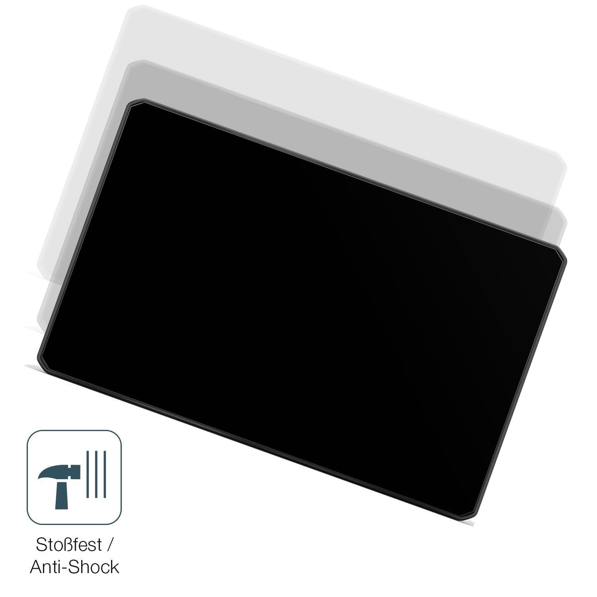 2x Screen Protector for Garmin dezl LGV820 matte Flexible Glass 9H dipos