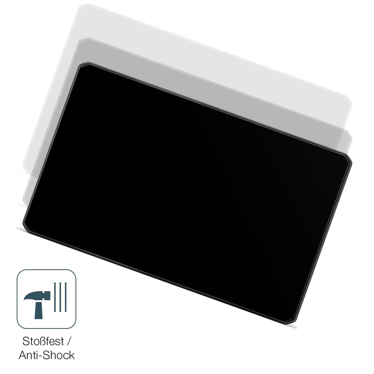 2x Screen Protector for Garmin Camper 1090 matte Flexible Glass 9H dipos