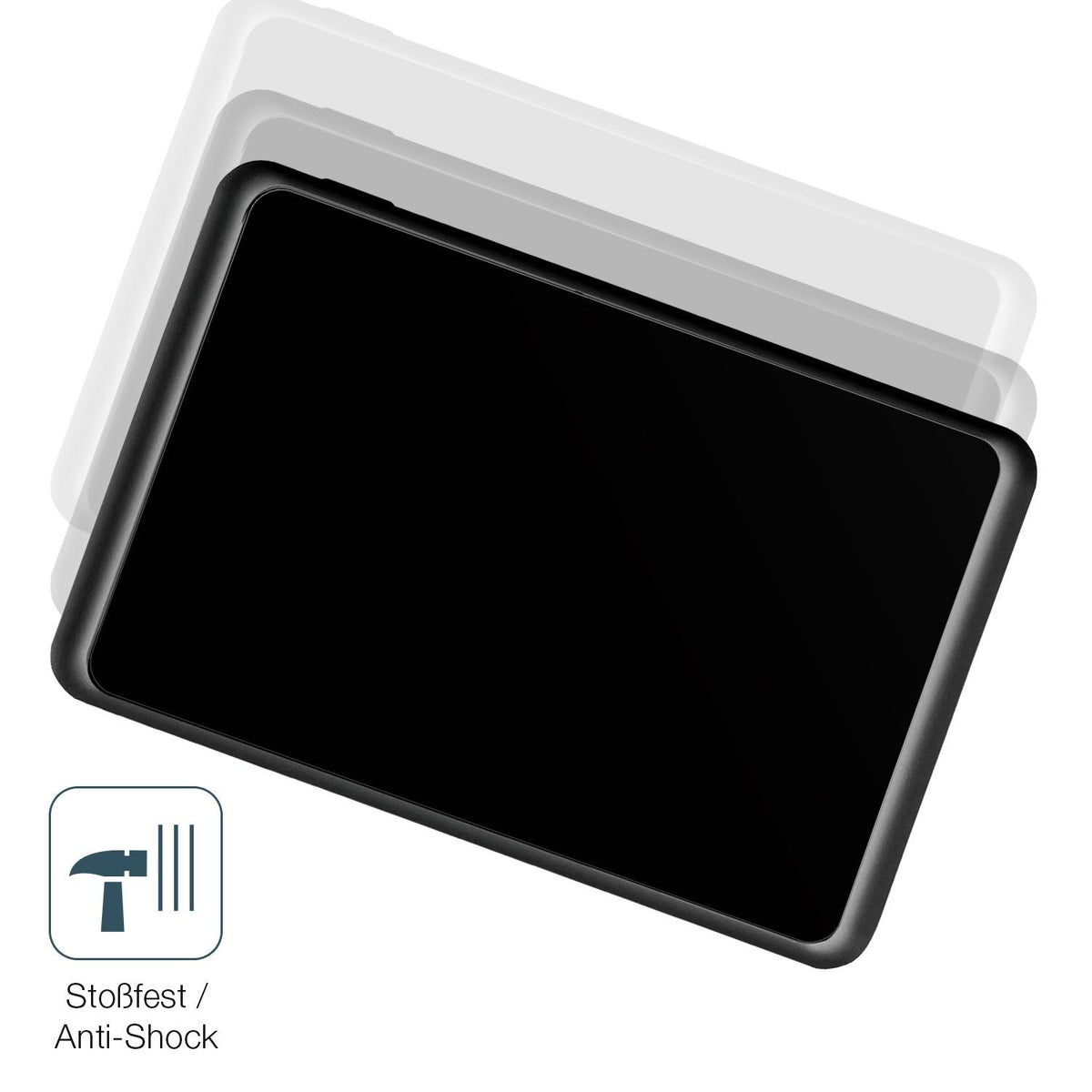 2x Screen Protector for Snooper Truckmate 6900 matte Flexible Glass 9H dipos