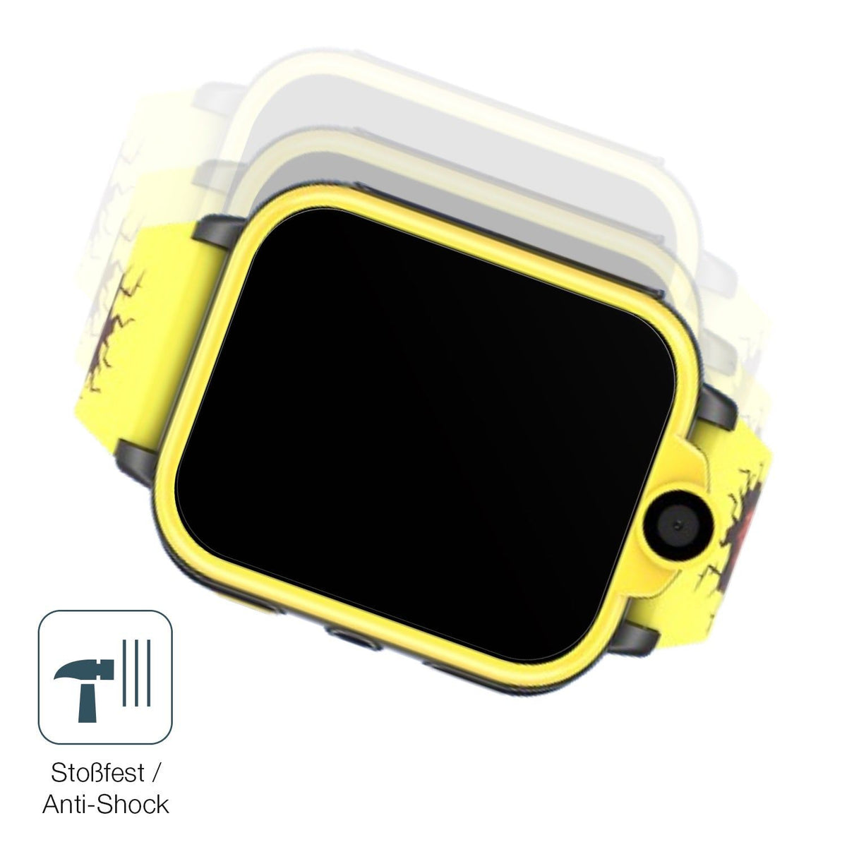2x Screen Protector for Iowodo XT23-BK Smartwatch Kinder matte Flexible Glass