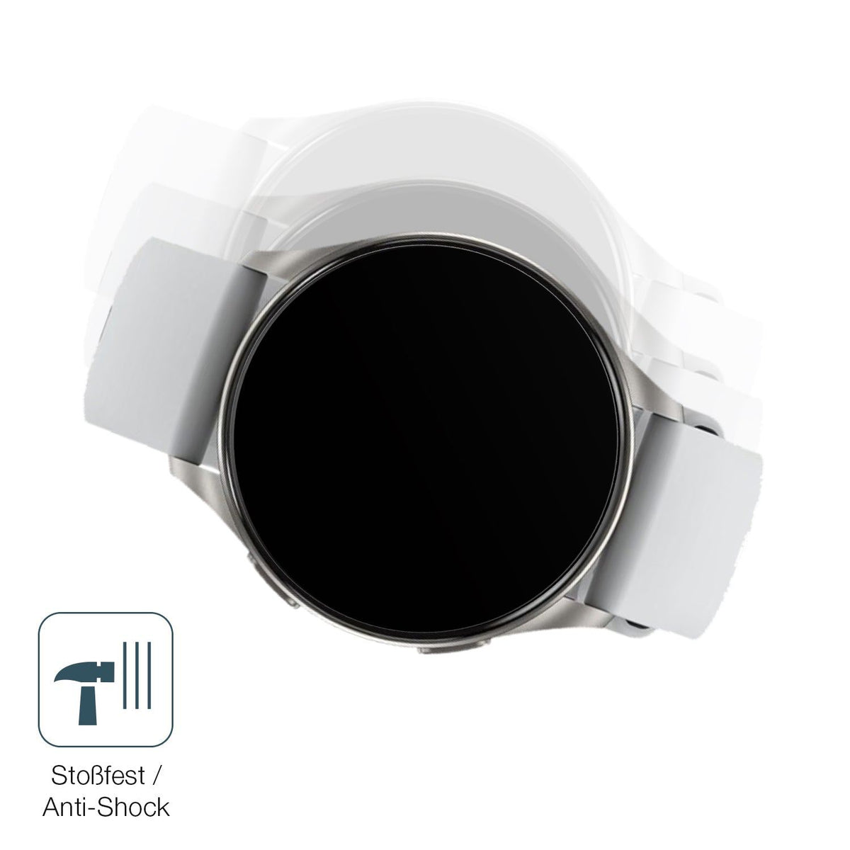 2x Screen Protector for Baolubao W60 Smartwatch matte Flexible Glass 9H dipos