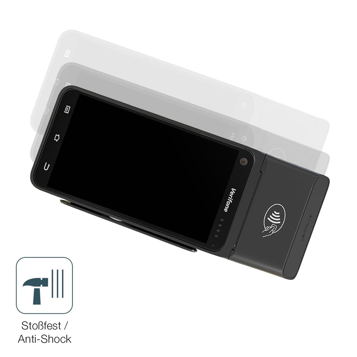 2x Screen Protector for Verifone T650p matte Flexible Glass 9H dipos