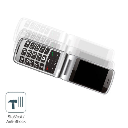 2x Screen Protector for Bea-fon SL646 matte Flexible Glass 9H dipos
