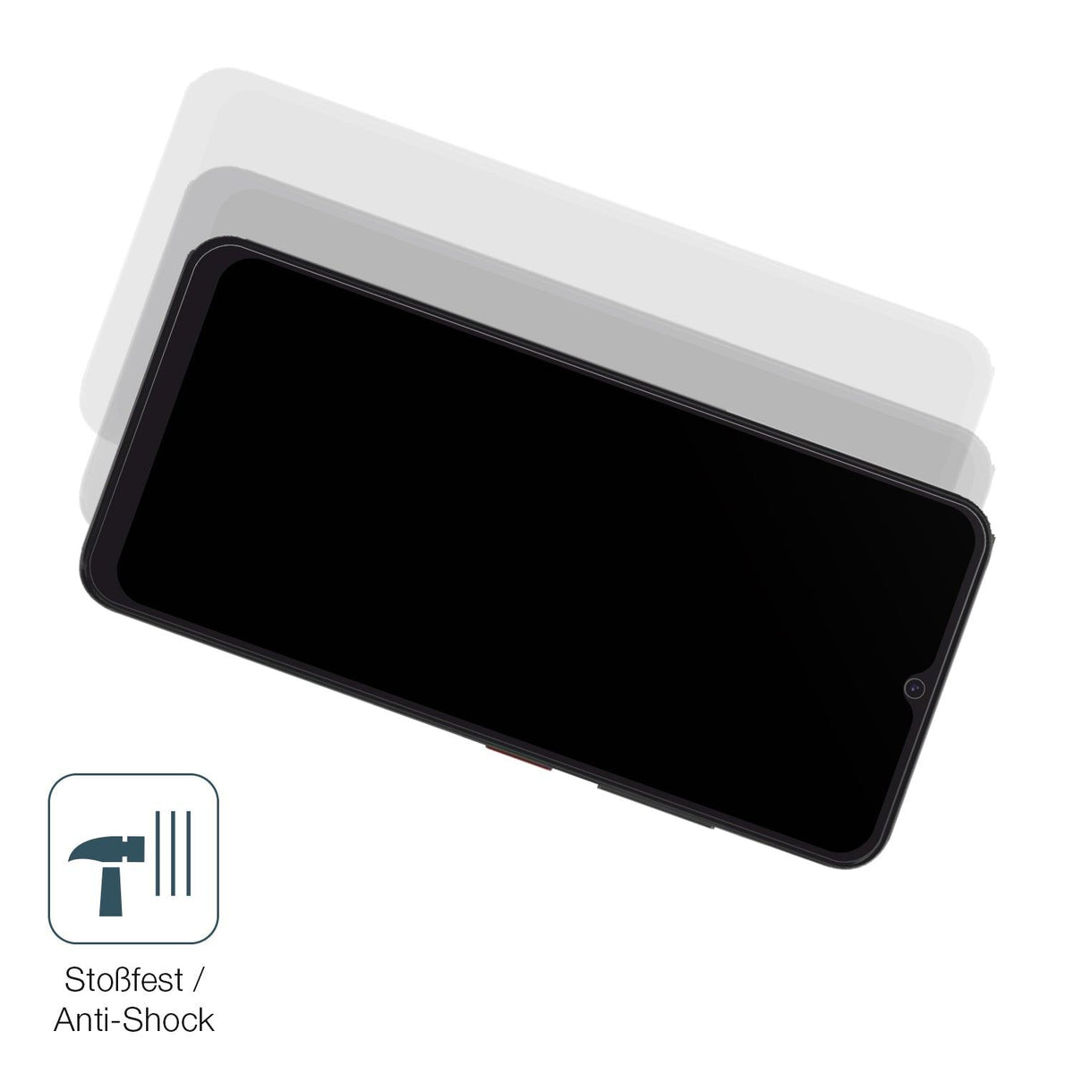 2x Screen Protector for ZTE Blade A35e matte Flexible Glass 9H dipos
